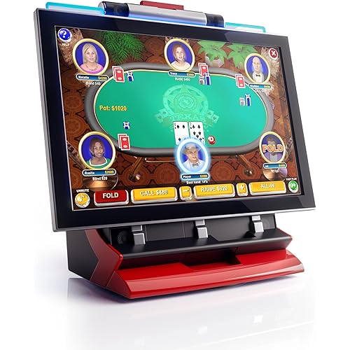 JVL Echo 22" Touchscreen Bartop Arcade Machine - Plug & Play, No Coins Needed | 149 Games Ready to Play, Compact Bartop Design for Home Bar & Tavern
