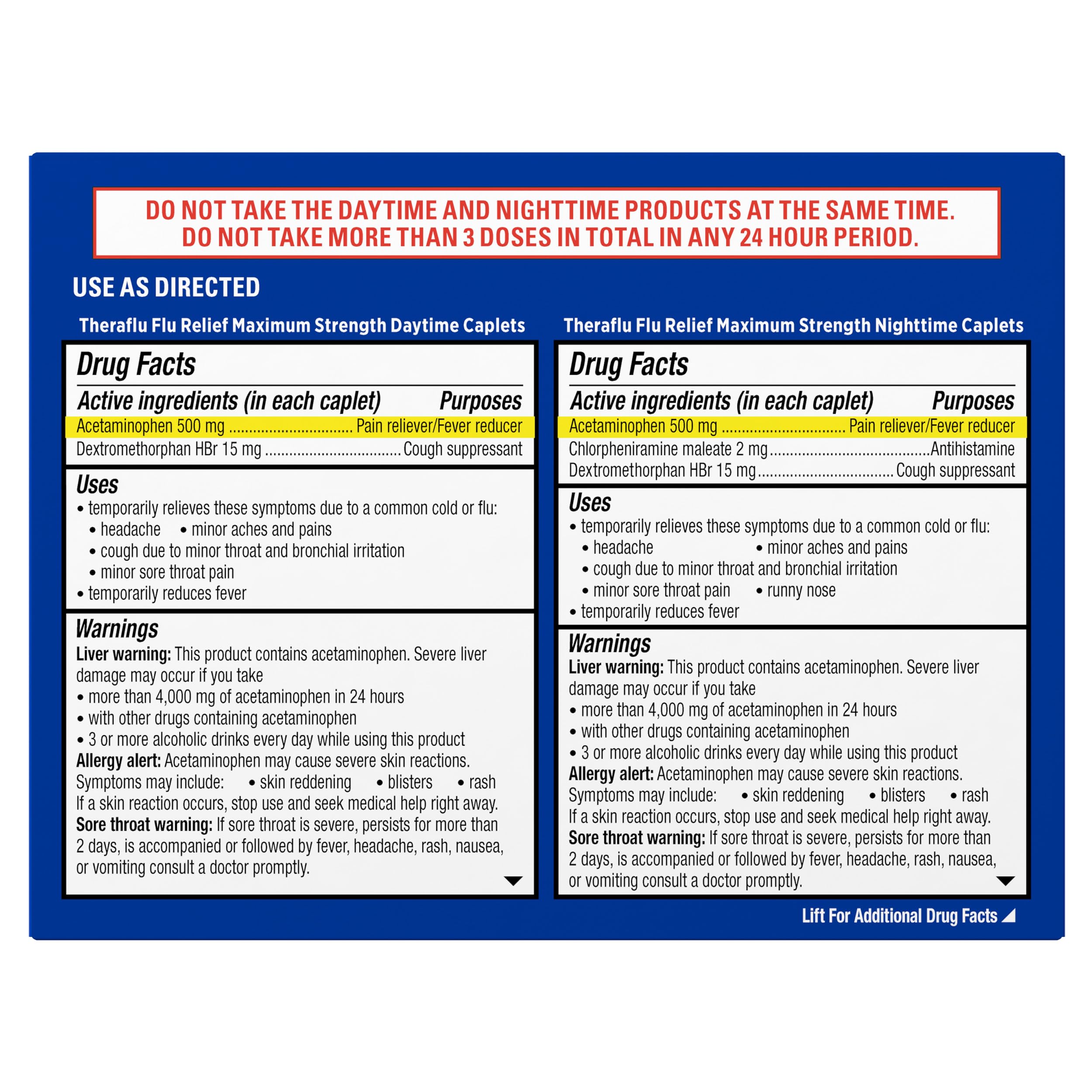 Theraflu Day and Night Pack, Severe Cold Relief, 40 Caplets — Amazon image 8
