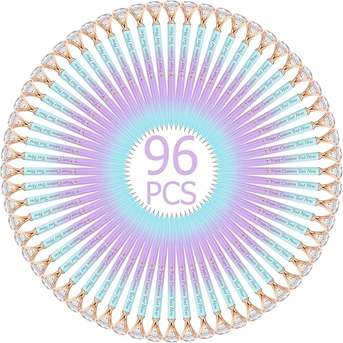 Miniatura 23 de Bolígrafos personalizados con punta de lápiz capacitivo, bolígrafo de diamante con nombre grabado personalizado, grabado gratis, logotipo Variado