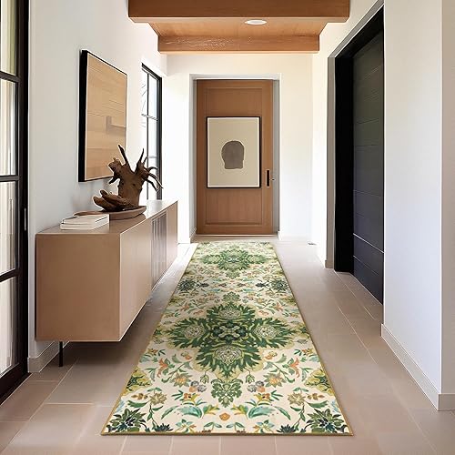 Miniatura 675 de Phantoscope Vintage Collection - Alfombra de área de 8 x 10 pies, alfombra grande para sala de estar, lavable, bohemio, antideslizante