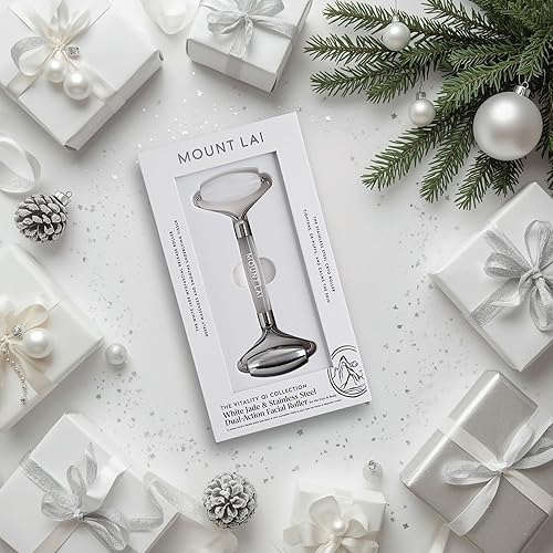 Miniatura 27 de Mount Lai Amethyst Trio Calming Facial Set, Facial Roller and Amethyst Gua Sha Facial Tools Set, Guasha Tool for Face to Relieve Muscle Tension and