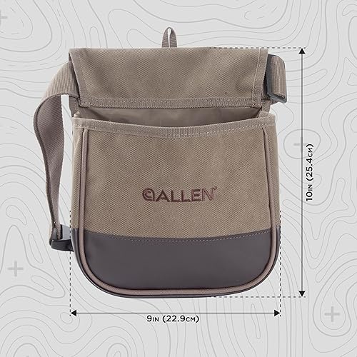 Miniatura 2 de Allen Company Bolsa de concha de escopeta bolsa deportiva de escopeta - Soporte de arcilla trampa o madejas para conchas de escopeta lienzo suave o
