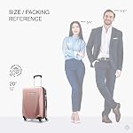 Samsonite Winfield 3 DLX Hardside Expandable Luggage with Spinners, Rose, Carry-On 20-Inch, Winfield 3 DLX Hardside Expandable Luggage with Spinners, Rose