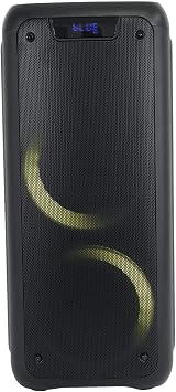 Rockville Rock Party 6 Dual 6.5 200W Peak/50W RMS Battery-Powered Bluetooth Speaker, LED Lights, TWS Pairing, for Parties and Outdoor Events