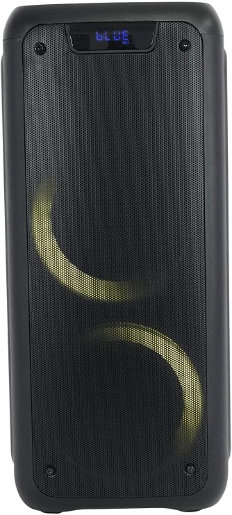 Rockville Rock Party 6 Dual 6.5 200W Peak/50W RMS Battery-Powered Bluetooth Speaker, LED Lights, TWS Pairing, for Parties and Outdoor Events