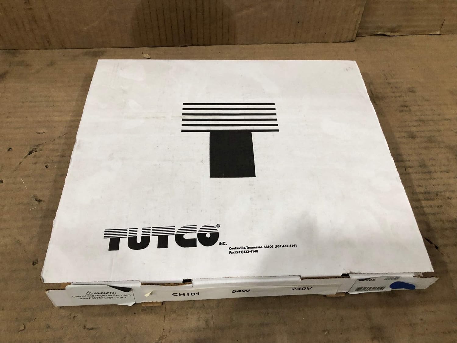 Top of MARS TUTCO CH-101 Compressor Heater box with TUTCO logo