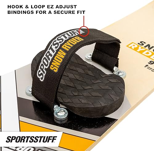 Vista 20 de SportsStuff Snow Ryder - Tabla de snowboard de madera dura, para principiantes, varios tamaños