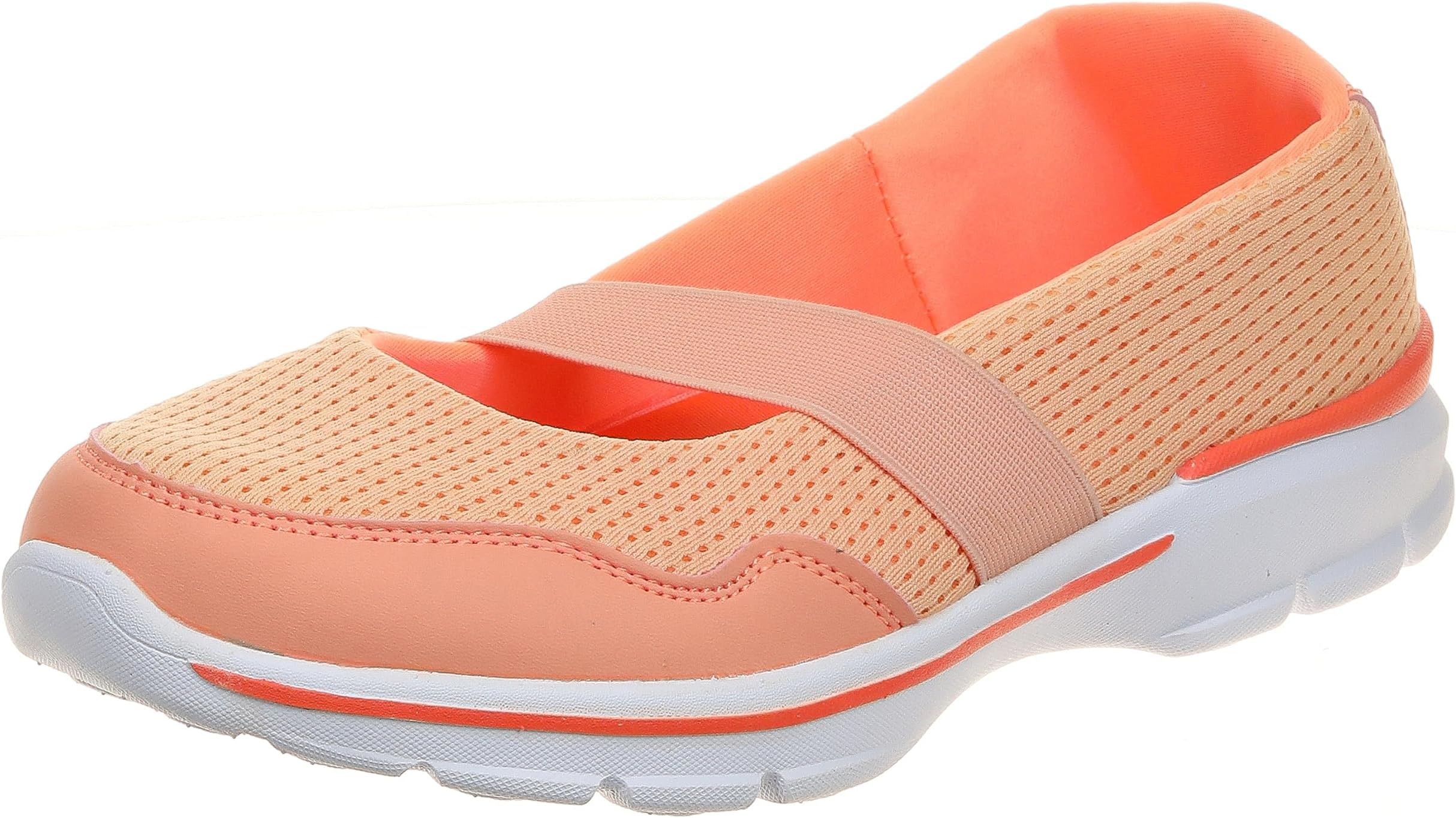 PeakEW7212E Lace Off Casual Shoes for Women, Size E39, Peach