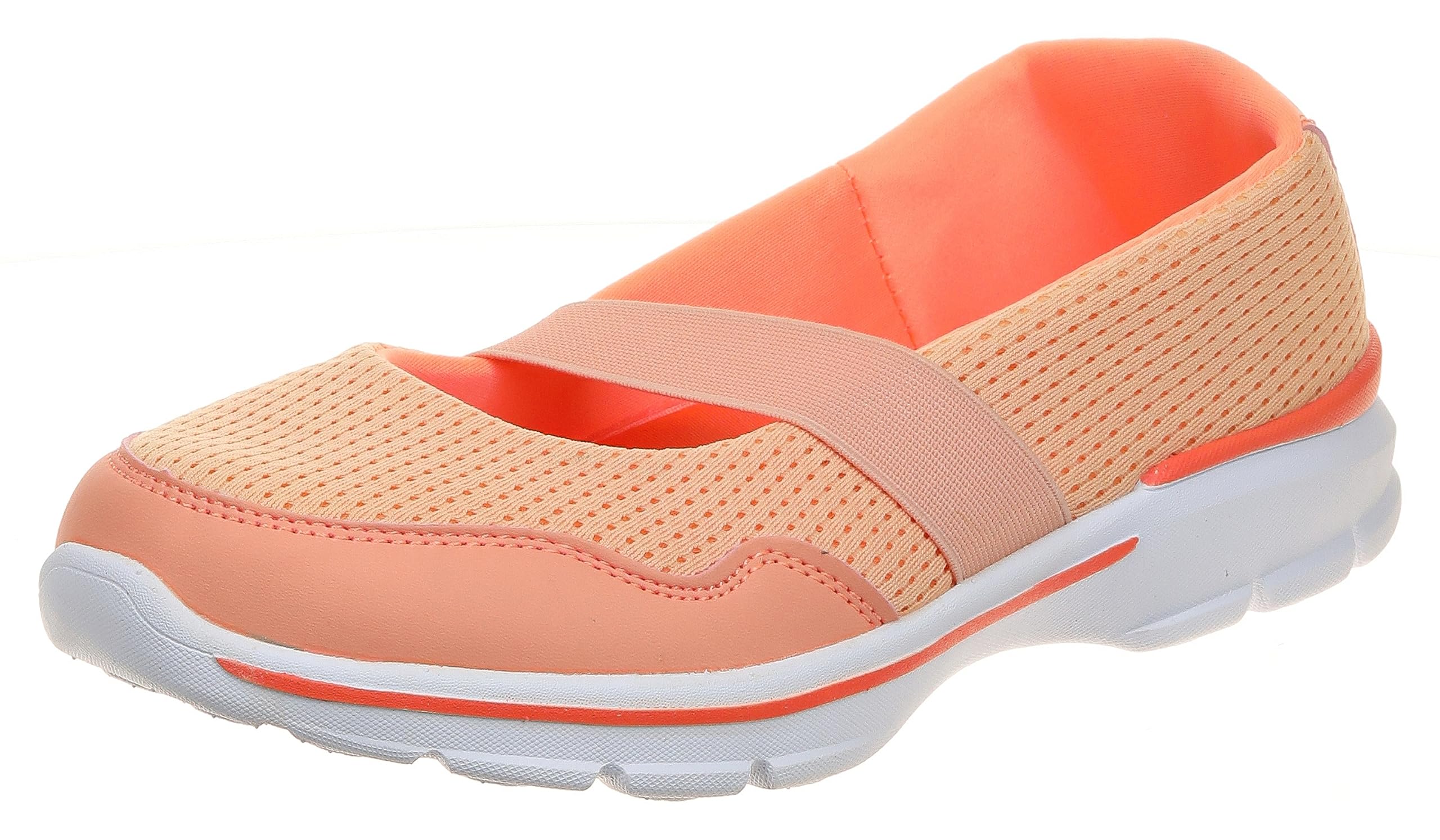 PeakEW7212E Lace Off Casual Shoes for Women, Size E39, Peach