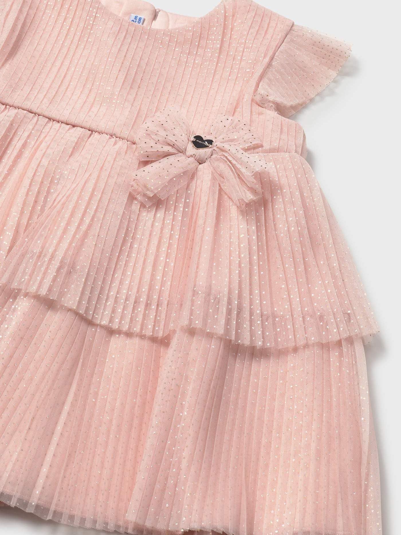 Mayoral Vestido Tul Plisado para bebé niña Blossom