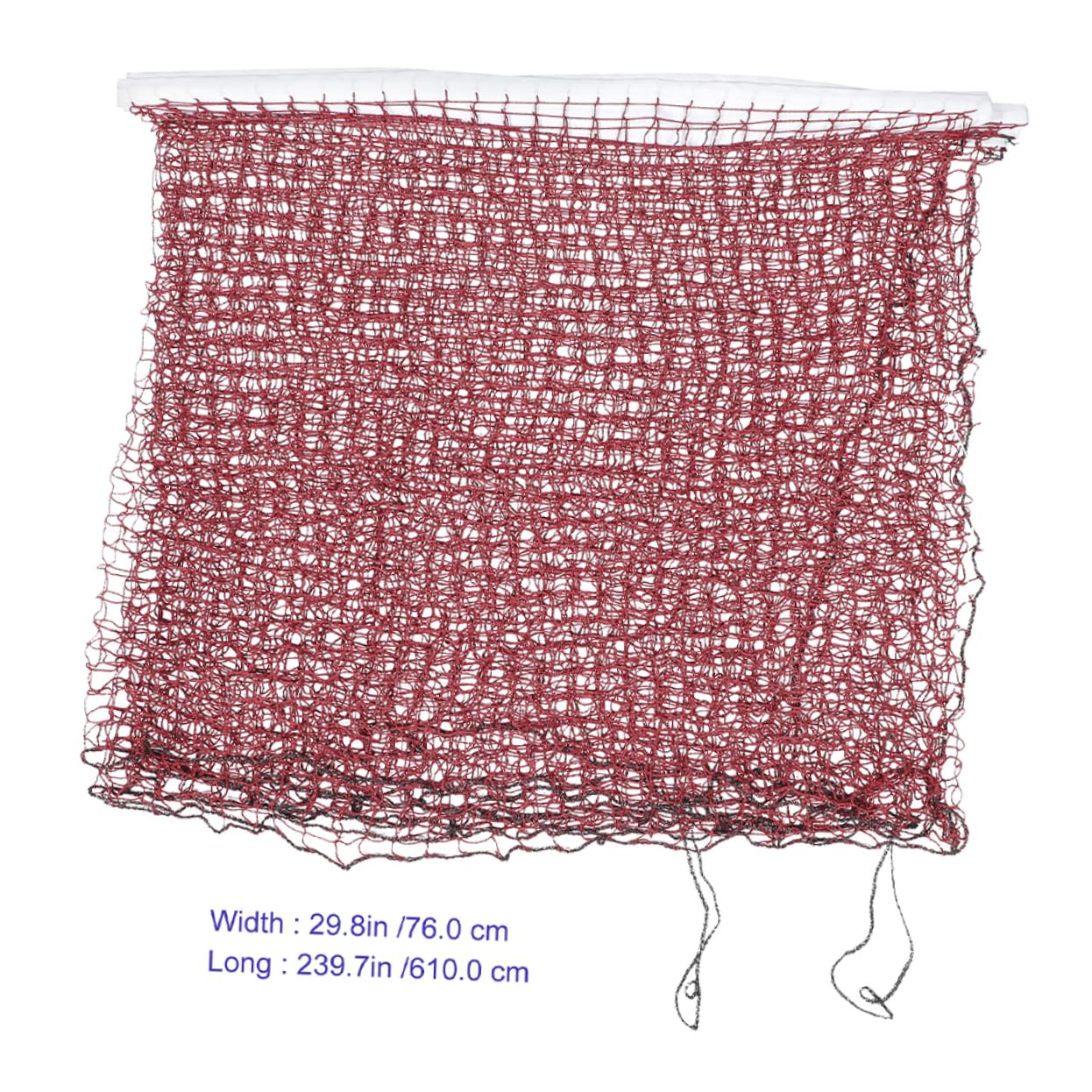 GANAZONO 2pcs Set Badminton Net Volleyball Net Sports Net Folding Net Tennis Net Volleyball Tool Net Badminton Replacement Net Polypropylene Red