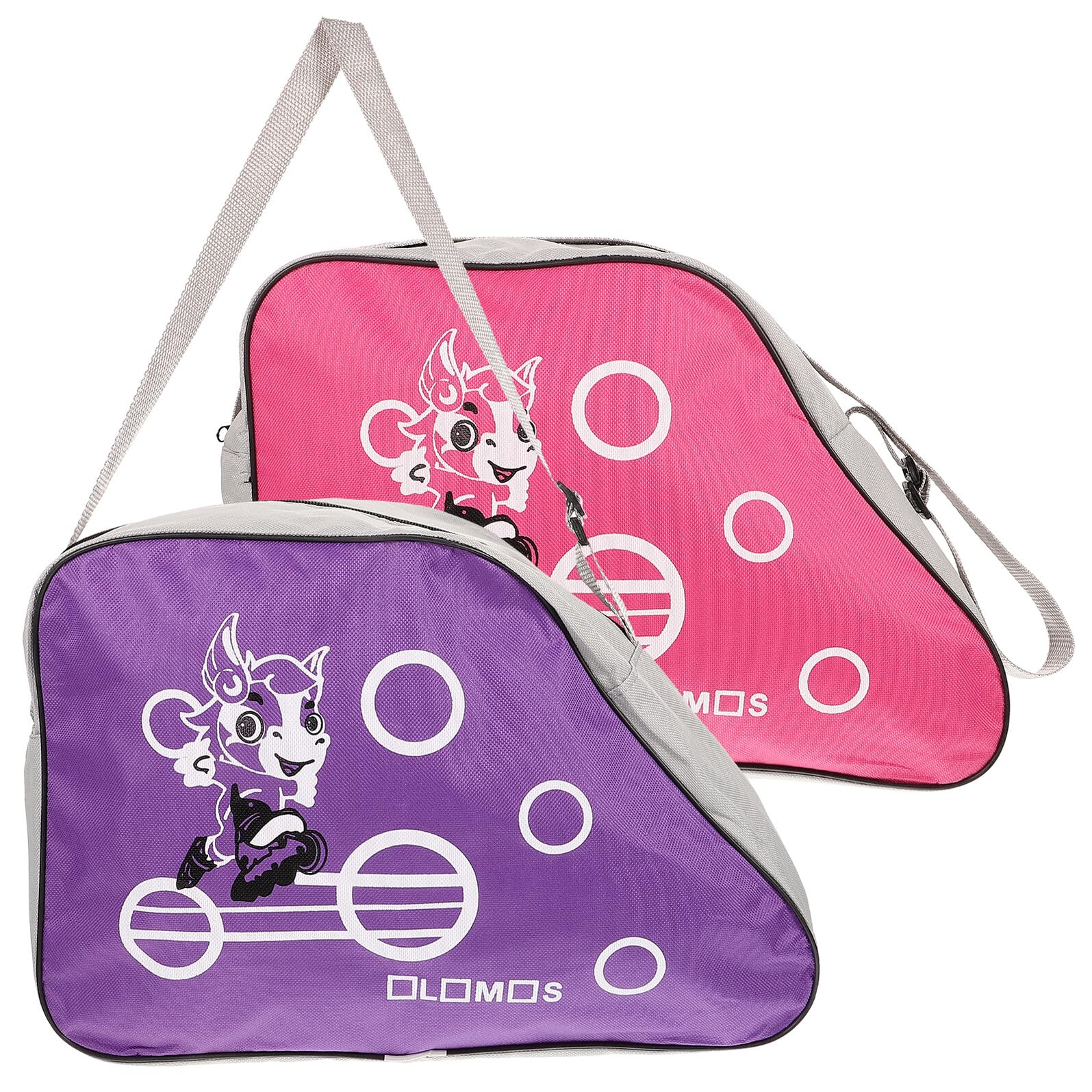 ORFOFE Borsa per Pattini 2 Oxford Grande Capacità per Proteggere e Conservare, Design Semplice e Creativo per Esterno Colore Casuale