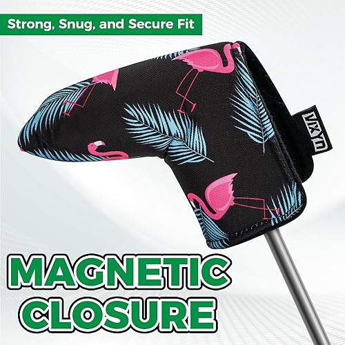 Miniatura 3 de Cubierta para putter Blade  Funda para putter de golf de alta calidad  Cubiertas de cabeza de putter forradas de vellón  Fundas protectoras para