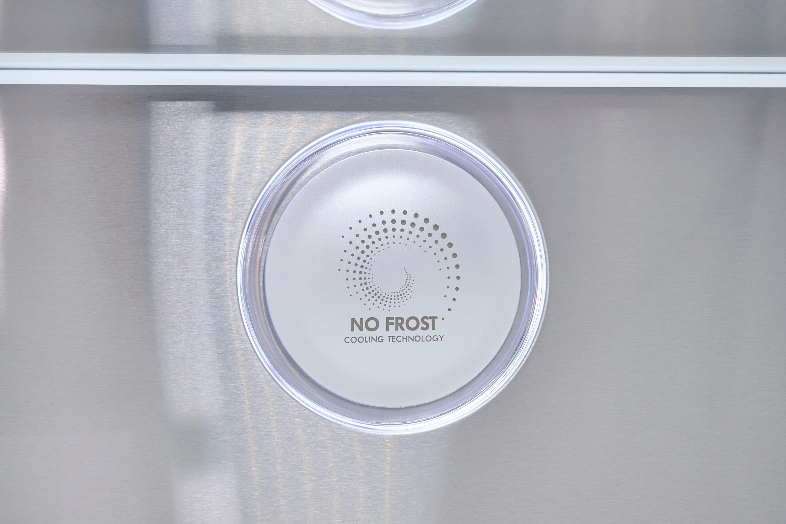 Exquisit® Frigorífico Americano 4 Puertas, 421L, Inox Oscuro, Clase C, No-Frost Total, Control Electrónico, Congelación Rápida, Función Vacaciones, Medidas (180,0 x 79,5 x 70,0 cm)