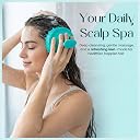 Episkey Scalp Massager Shampoo Brush, Eco-Friendly Wheat Straw Body With Soft Silicon Bristles, Hair Scrubber, Scalp Exfoliator Dandruff Removal, Prevents Hair Loss For Men, Women (BLUE-35) gallery image