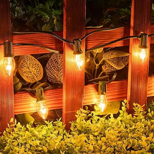 Vista 22 de Brightown - Paquete de 25 bombillas C7 de repuesto para guirnalda de luces de Navidad al aire libre, multicolor