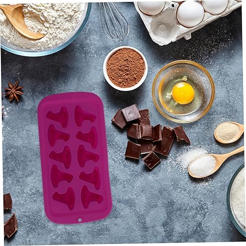 Miniatura 8 de Didiseaon 4 Pcs Silicone Chocolate Mold Birthday Toppers for Cakes Polymer Clay Molds Birthday Cake Decoration Jelly Molds Silicone Pudding Jelly