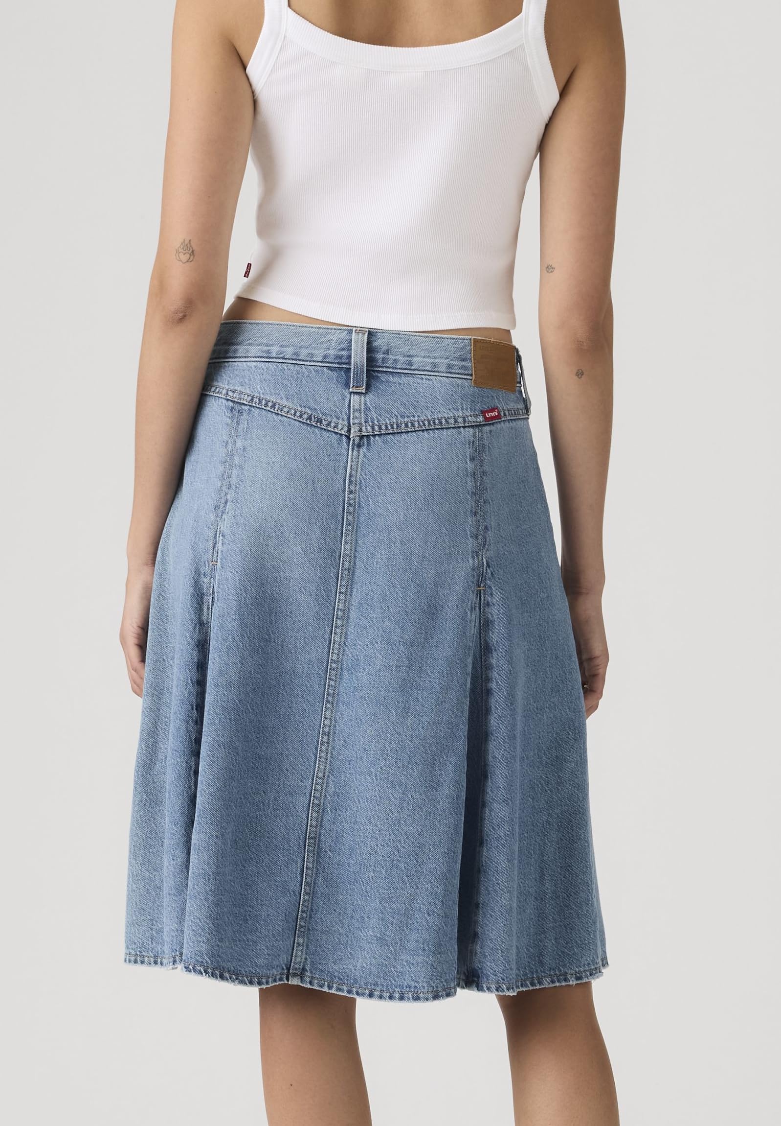 Levi's Godet Knee Length Skirt Good Grades Tenc
