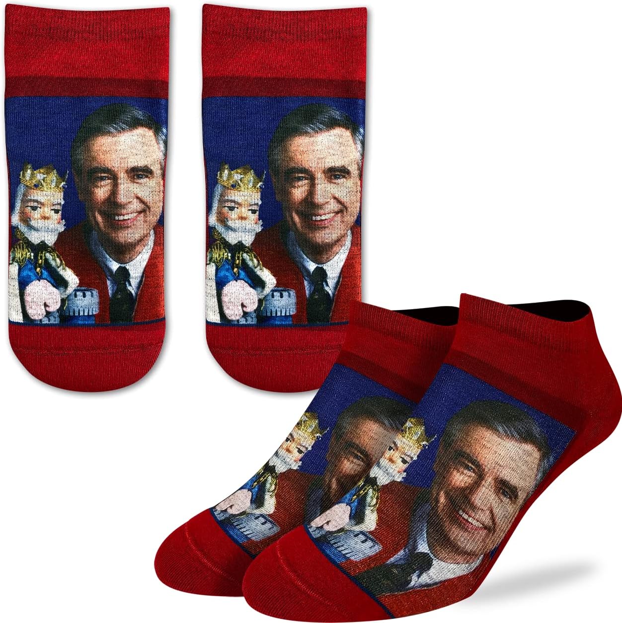 Good Luck Sock Men's Mister Rogers Ankle Socks, Adult - Image 2
