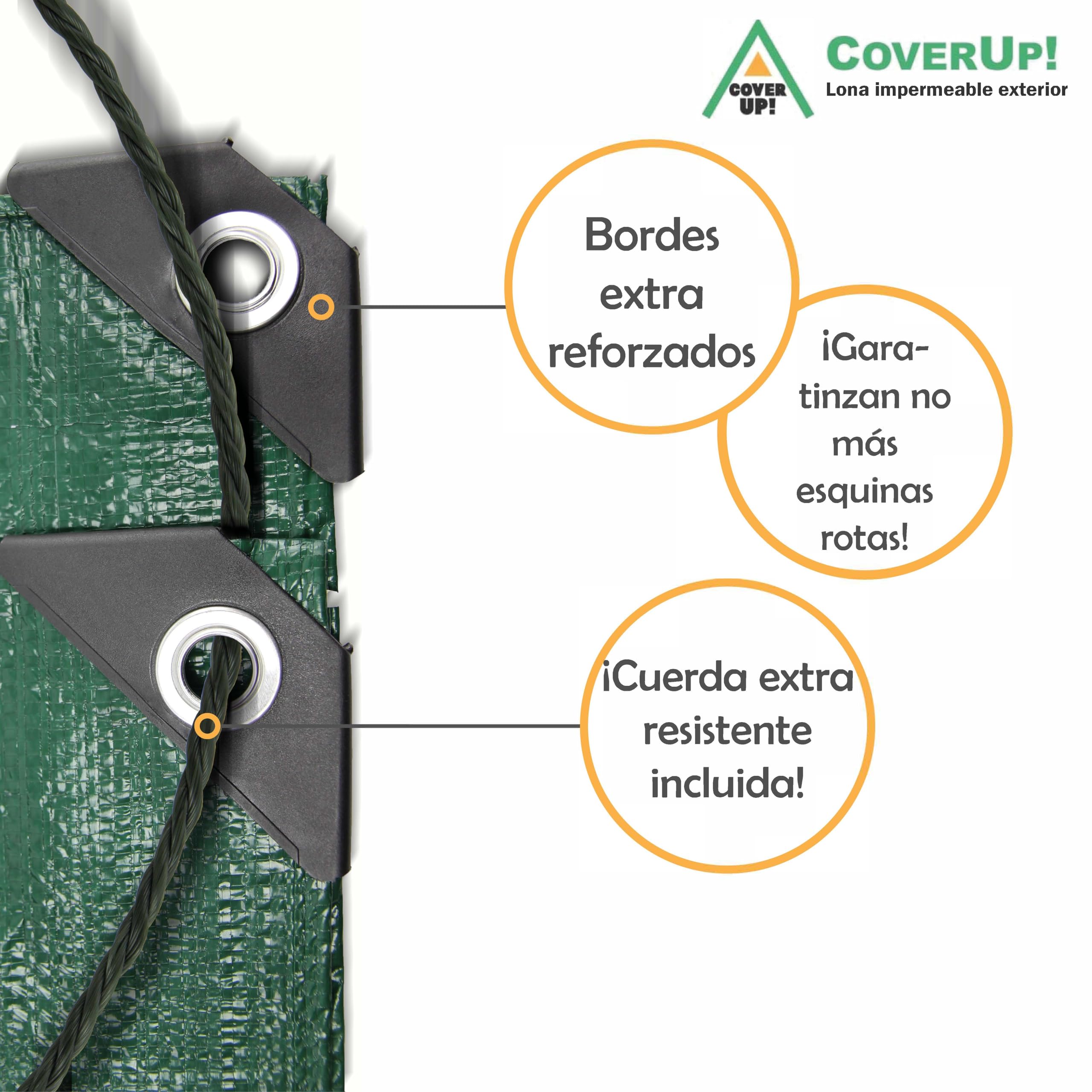 Lonas De Plástico Resistentes Al Agua, Gran Cubierta