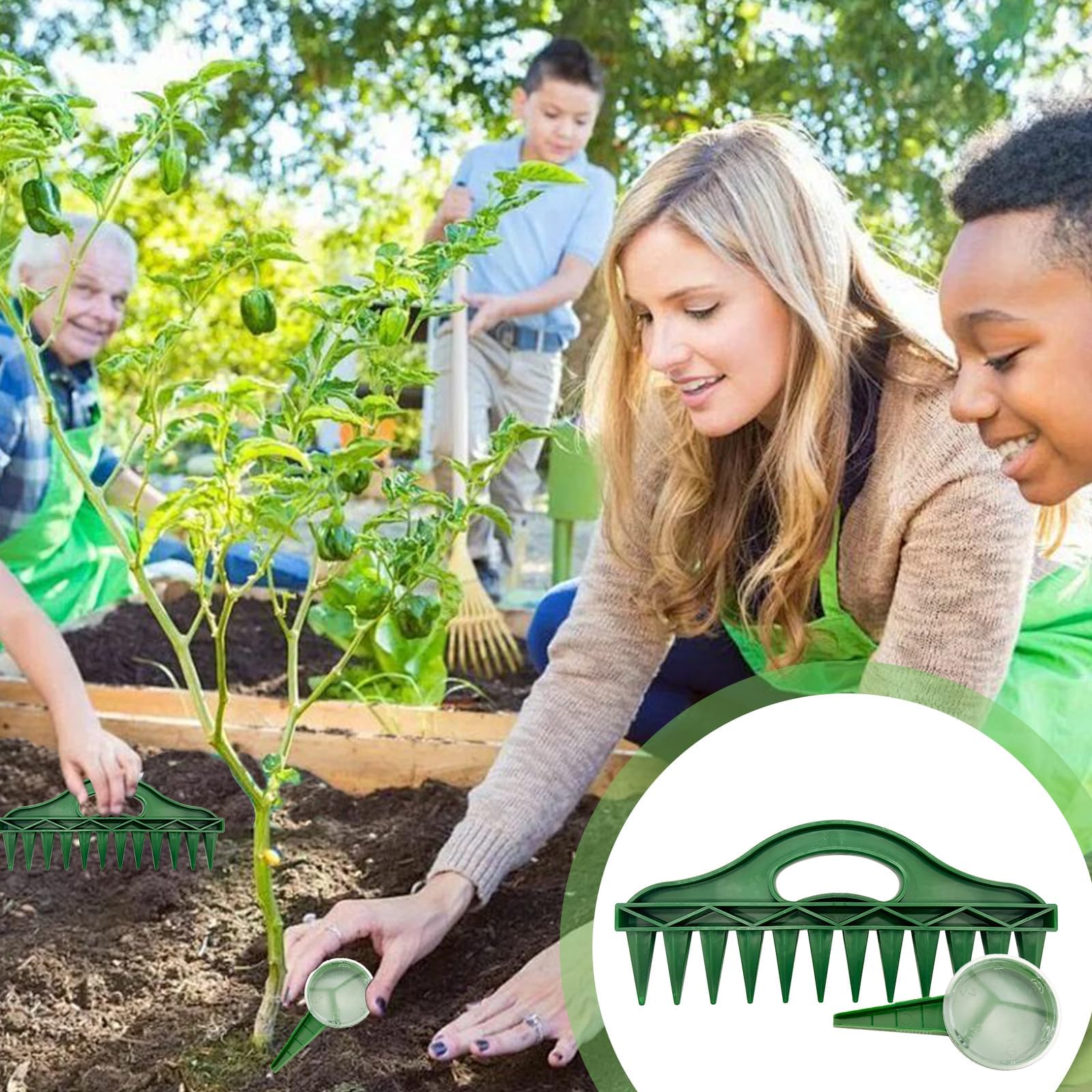 Lot De 6 Distributeurs De Semences Miniatures - Outil De Jardinage Manuel Semoir A Graines Precis Pour Petites Graines Legumes Fleurs Kit De Semi 96612908