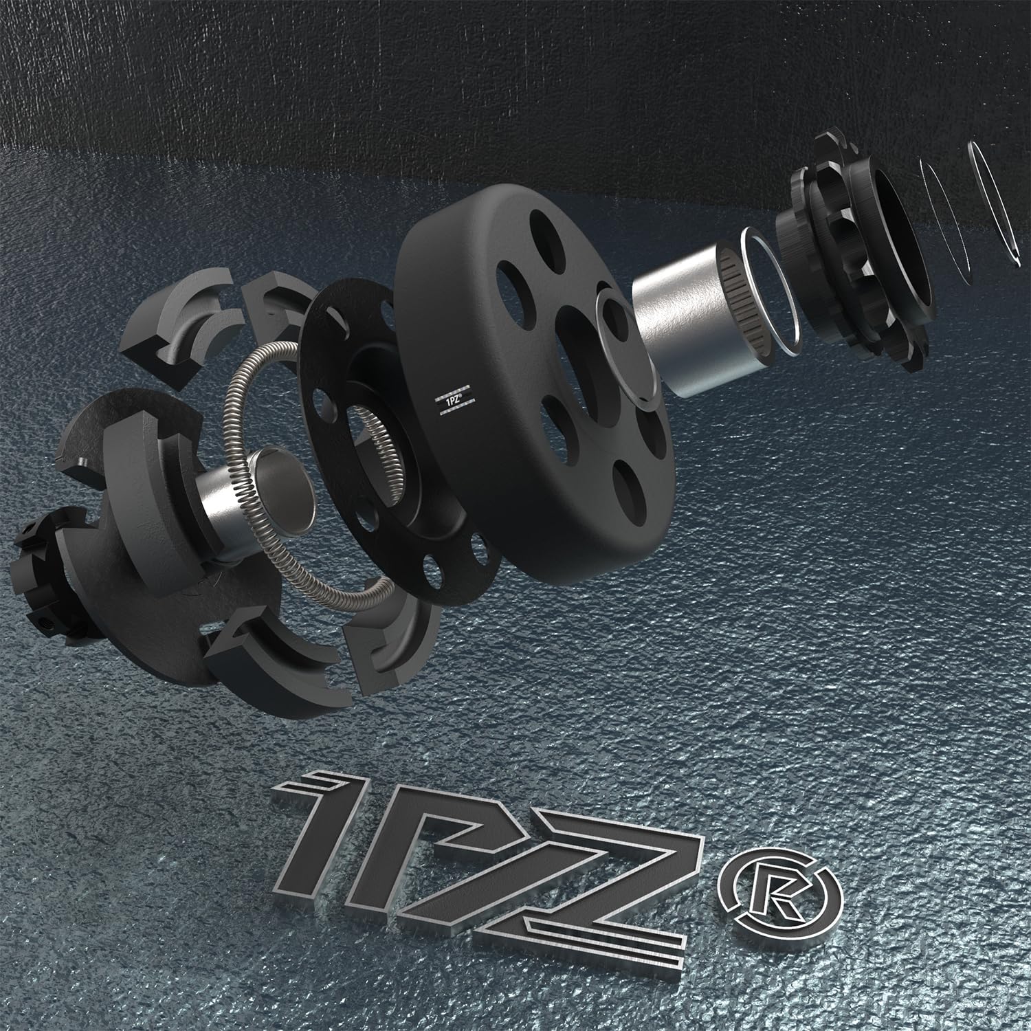1PZ FR7-LL1 Embrayage Centrifuge 1" Bore 14T 14 Tooth 40/41/420 Chain 13HP Go Kart Clutch Replacement for Mini Bike Go Kart Engine