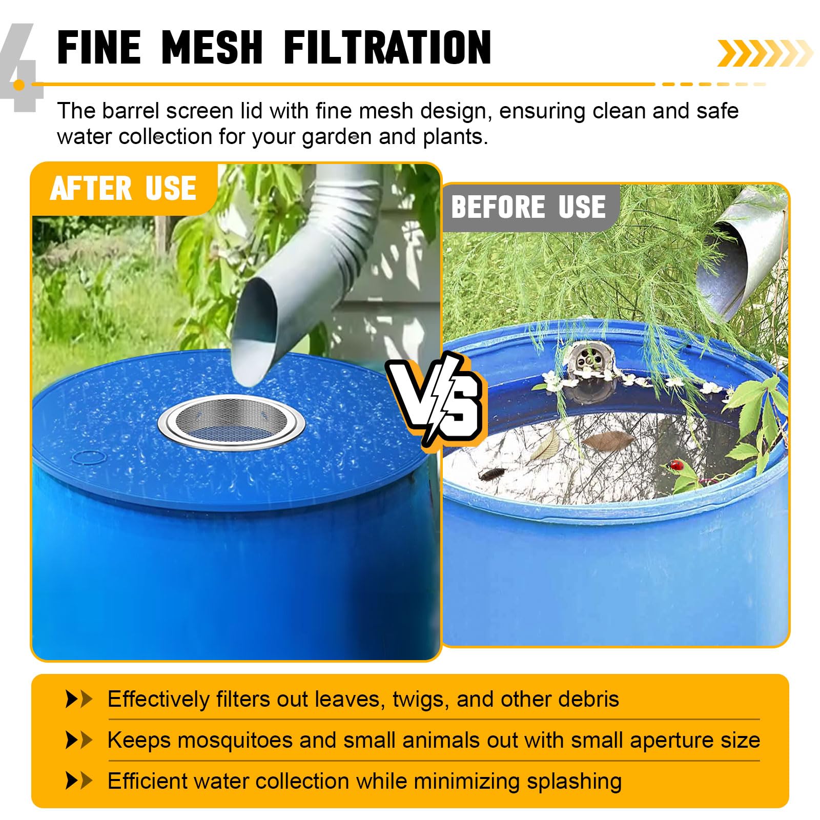 Rain Barrel Screen Filter Rain Barrel Screen Filter IBC Tank Filter