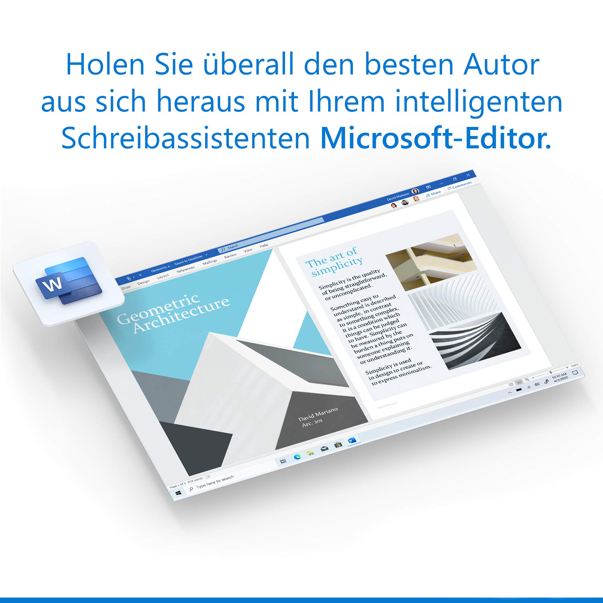 Microsoft 365 Single | 1 Nutzer | Mehrere PCs/Macs, Tablets und mobile Geräte | 1 Jahresabonnement | Box