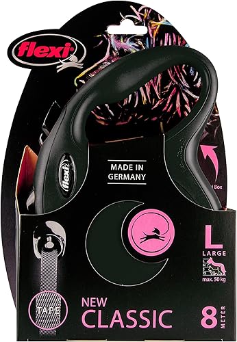 Miniatura 4 de Flexi CL30T8.120.is - New Classic - Correa retráctil para perros, L, 26 pies (8 m), negro