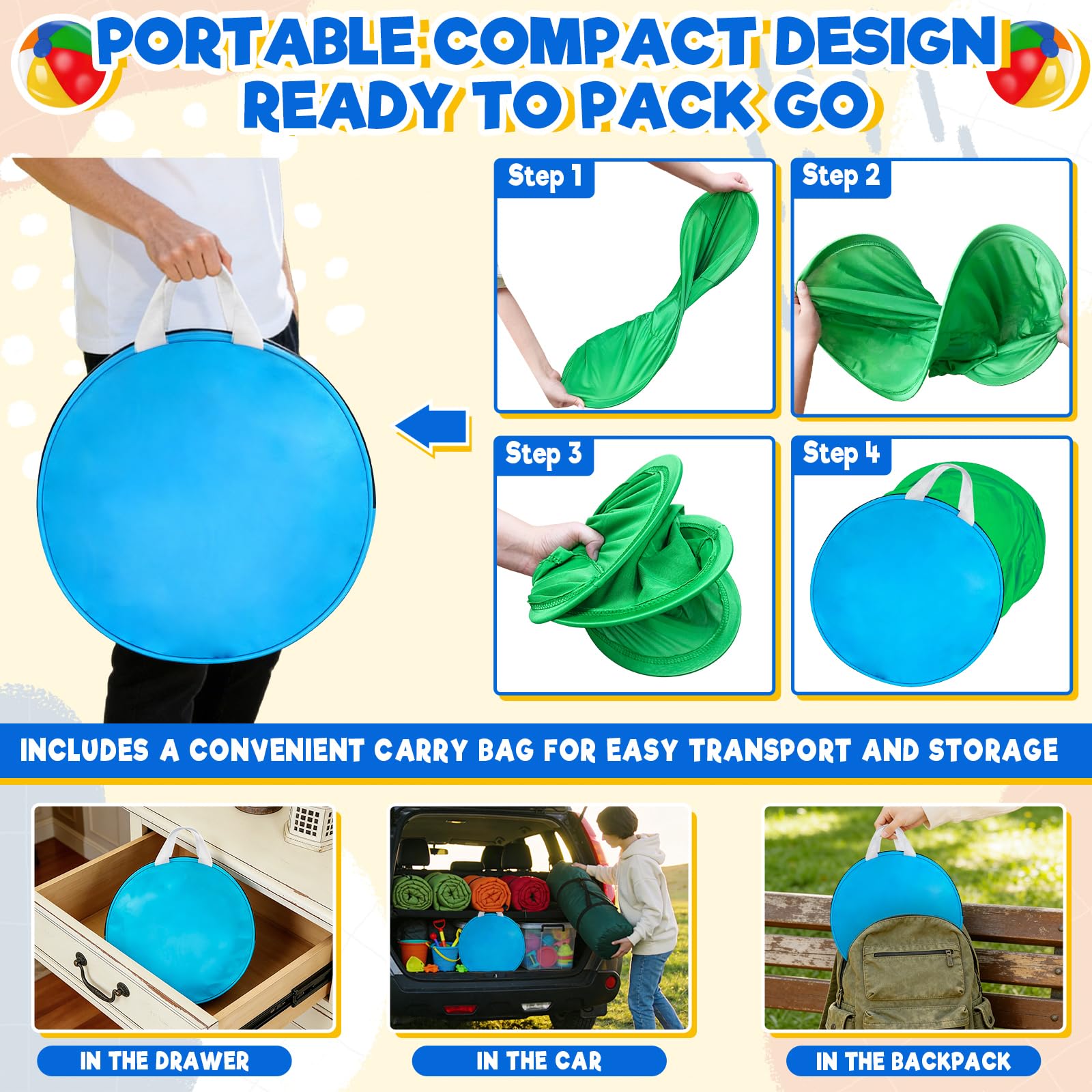 Amazon.com : Granny Pants Yard Game, Oversized Blue & Yellow Pants