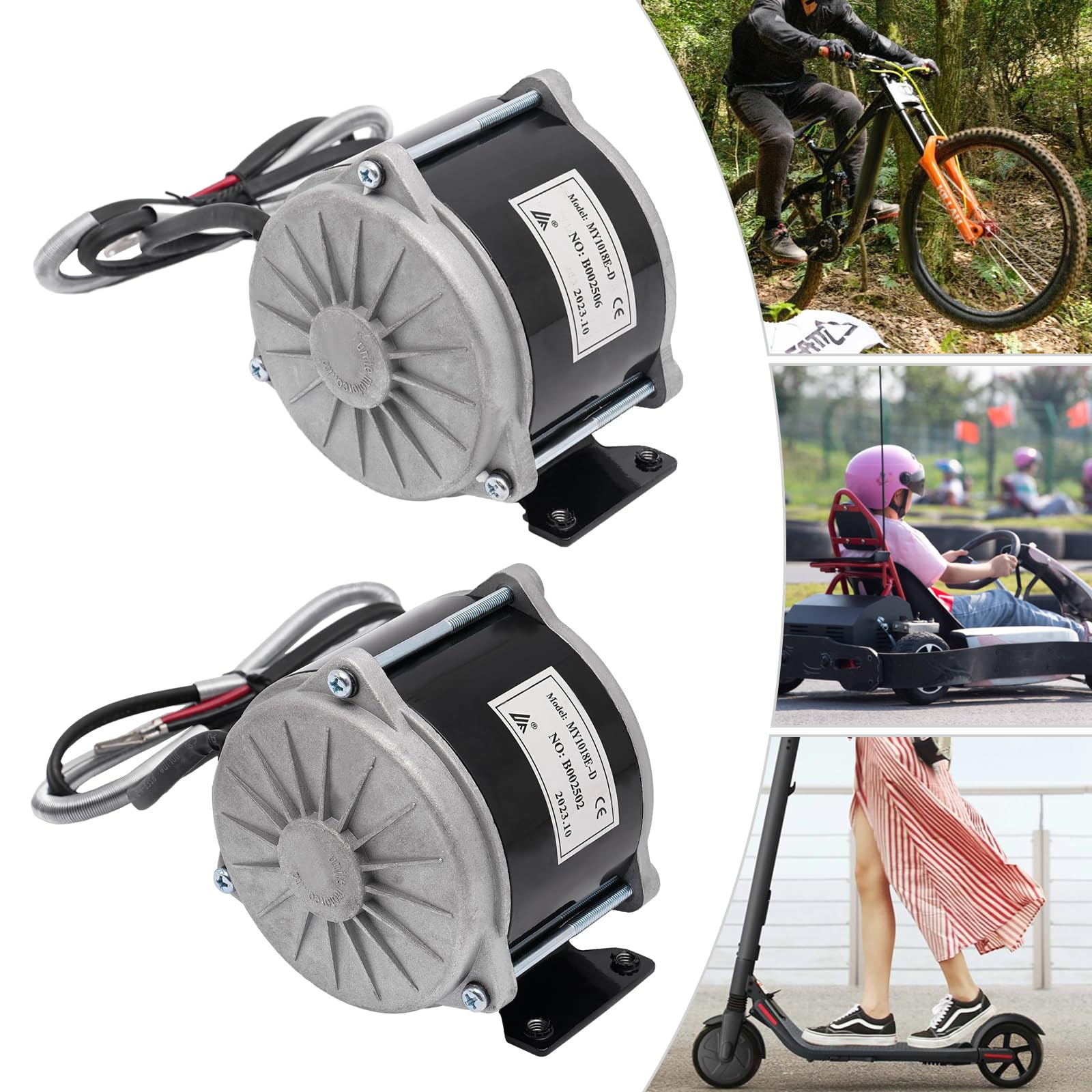 Motor De Engranajes De Metal,500 W Gear Reduction Electric Motor Electric Bicycle Brushed Motor Reductor Brushed DC Motor,Para Bicicletas Motorizadas, Ciclomotores (36v)
