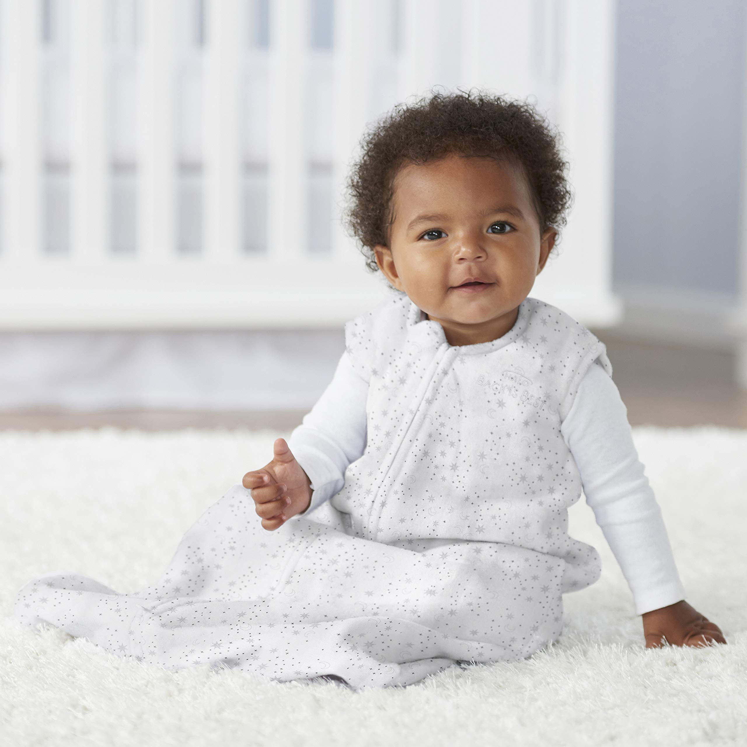 Sacchi Nanna Sacco Nanna HALO SleepSack 1.5 Tog - Coperta Sicura Per Neonati 3-6 Mesi | Cotone 100% Sacco Nanna Tog 0.5