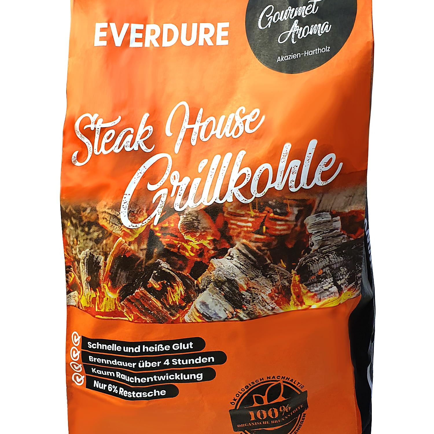 Everdure ECHARCOAL7DE Steak House węgiel do grilla, 7 kg