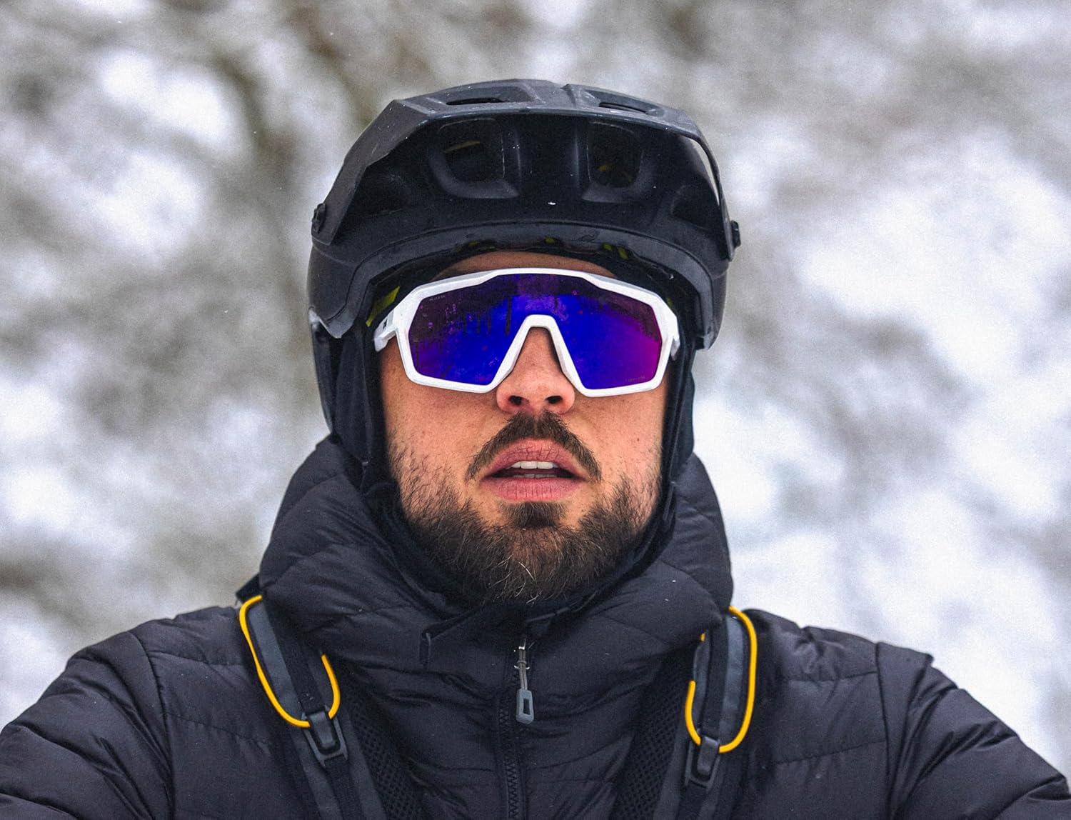 Wiley X Citadel Shield Sunglasses, Ballistic Rated Safety Glasses for Men and Women, UV Eye Protection for Shooting, Fishing and Biking, Polished White Frames, Captivate Red Mirror Lenses