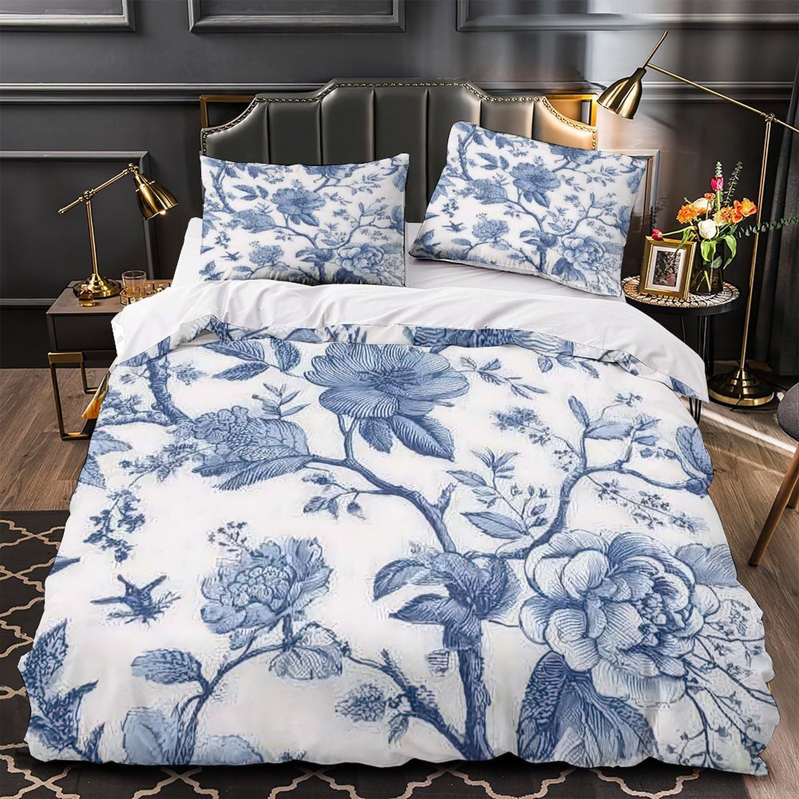 Housse de couette chat noir confort supérieur microfibre parure de lit 3D
