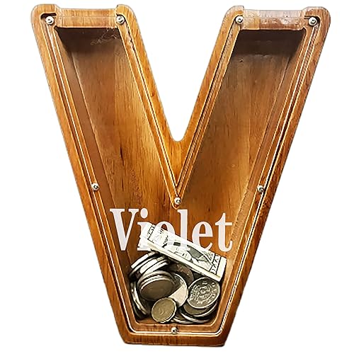 Vista 136 de Personalized Wooden Alphabet Piggy Bank-Kids Piggy Bank-Boys Girls Piggy Bank-Coin Piggy Bank-Bank-Can be Used as Christmas-Birthday Gift-Kids Gift