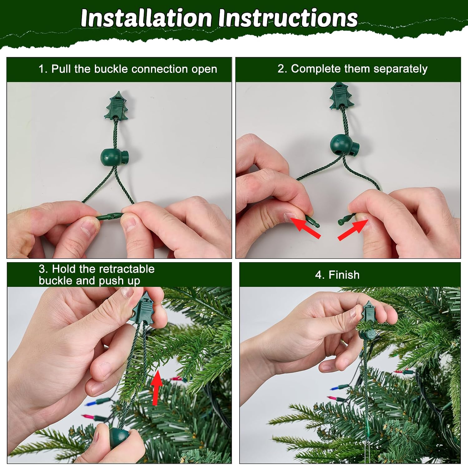 38PCS Ornament Hooks for Hanging Christmas Decorations,Anti-Slip Hangers for Small/Large/Fragile Ornaments,Ornaments Hanger Hooks for Christmas Tree Holiday Decoration