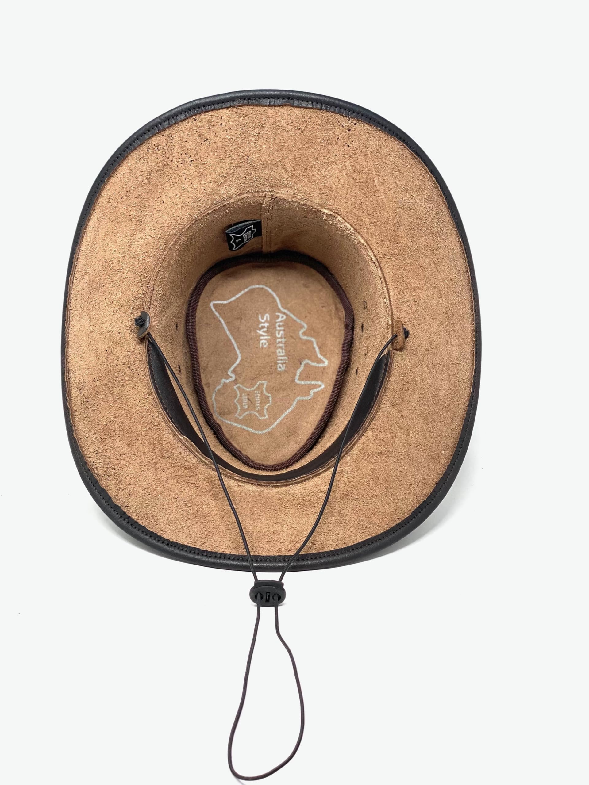 Lederhut Wickelhut knautschbar Western Cowboy – Outdoor Hut Reiten, Wandern & Abenteuer Weston
