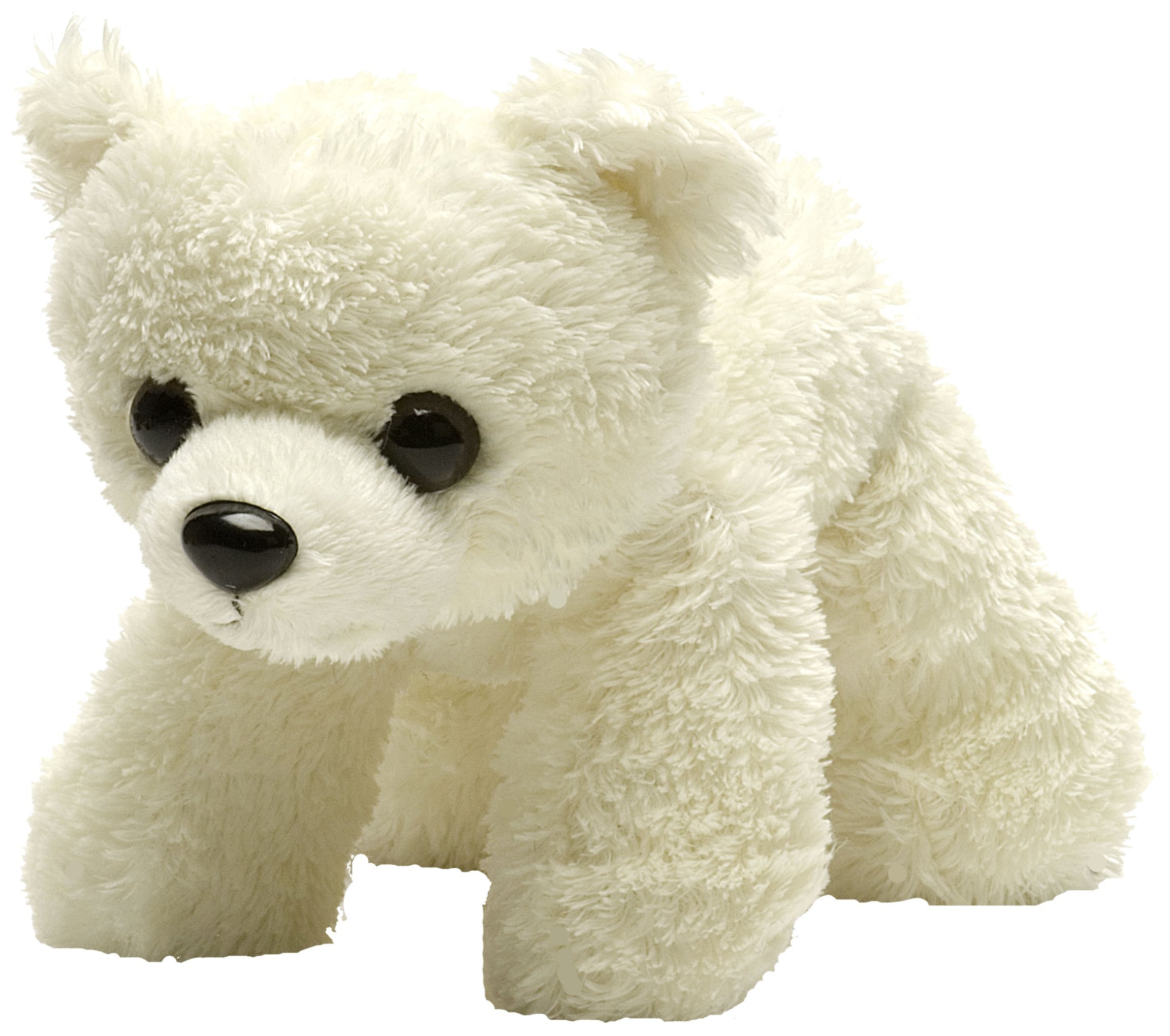 Wild Republic Hug'ems Plush, Polar Bear Baby Cuddly Soft Toy, 18 cm Oso Peluche para bebé, Color (16246)