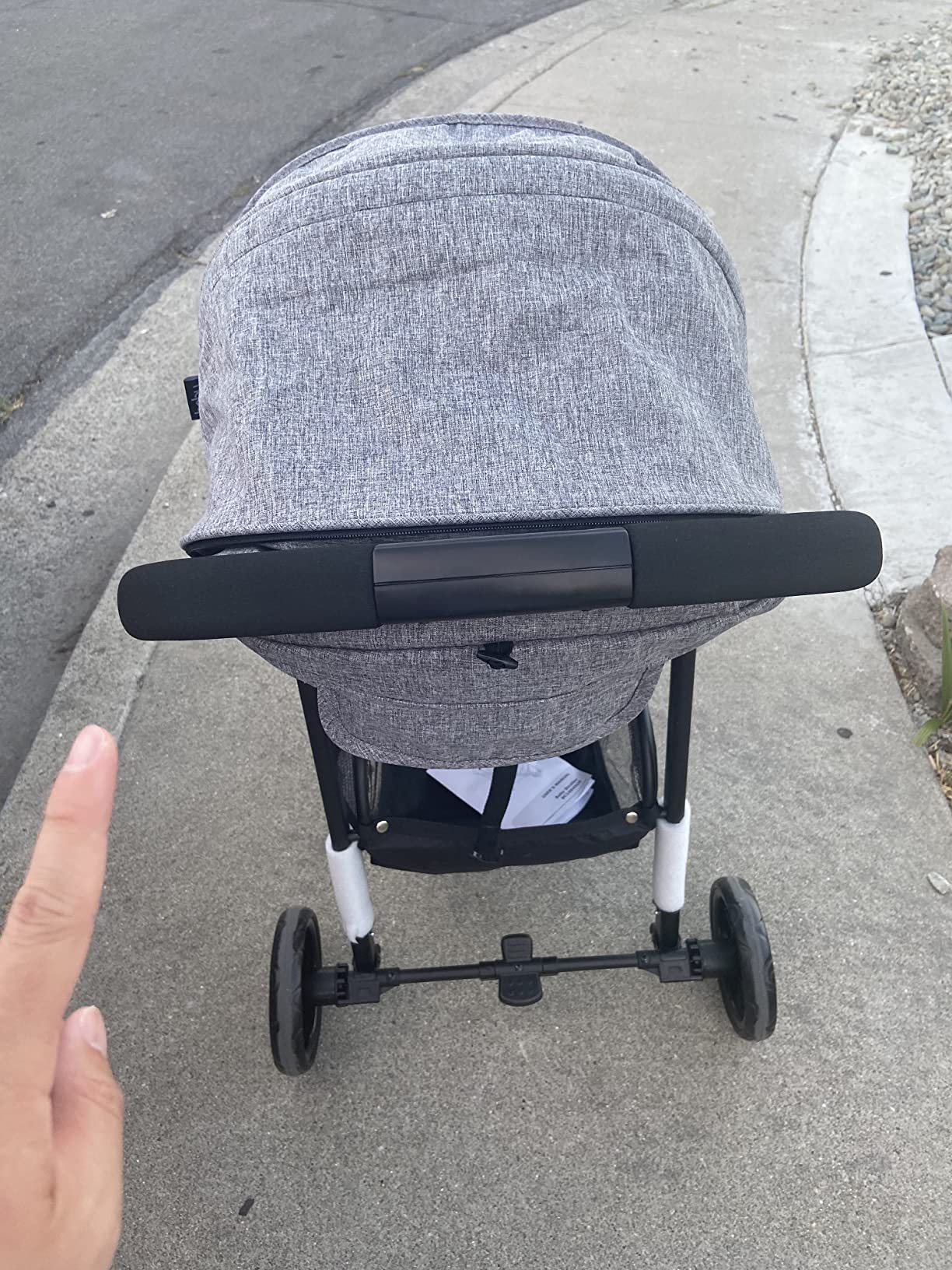 20/mo Finance BABY JOY Jogging Stroller, Jogger Travel System with 5