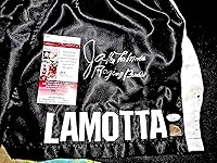 Vista 3 de Jake Lamotta Raging Bull Campeón de Boxeo Hof Firmado Auto Everlast Trunks Jsa - Batas y baúles de boxeo con autógrafo