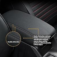 Vista 4 de AOMSAZTO Fundas de reposabrazos para Ford Explorer 1997-2001 Negro