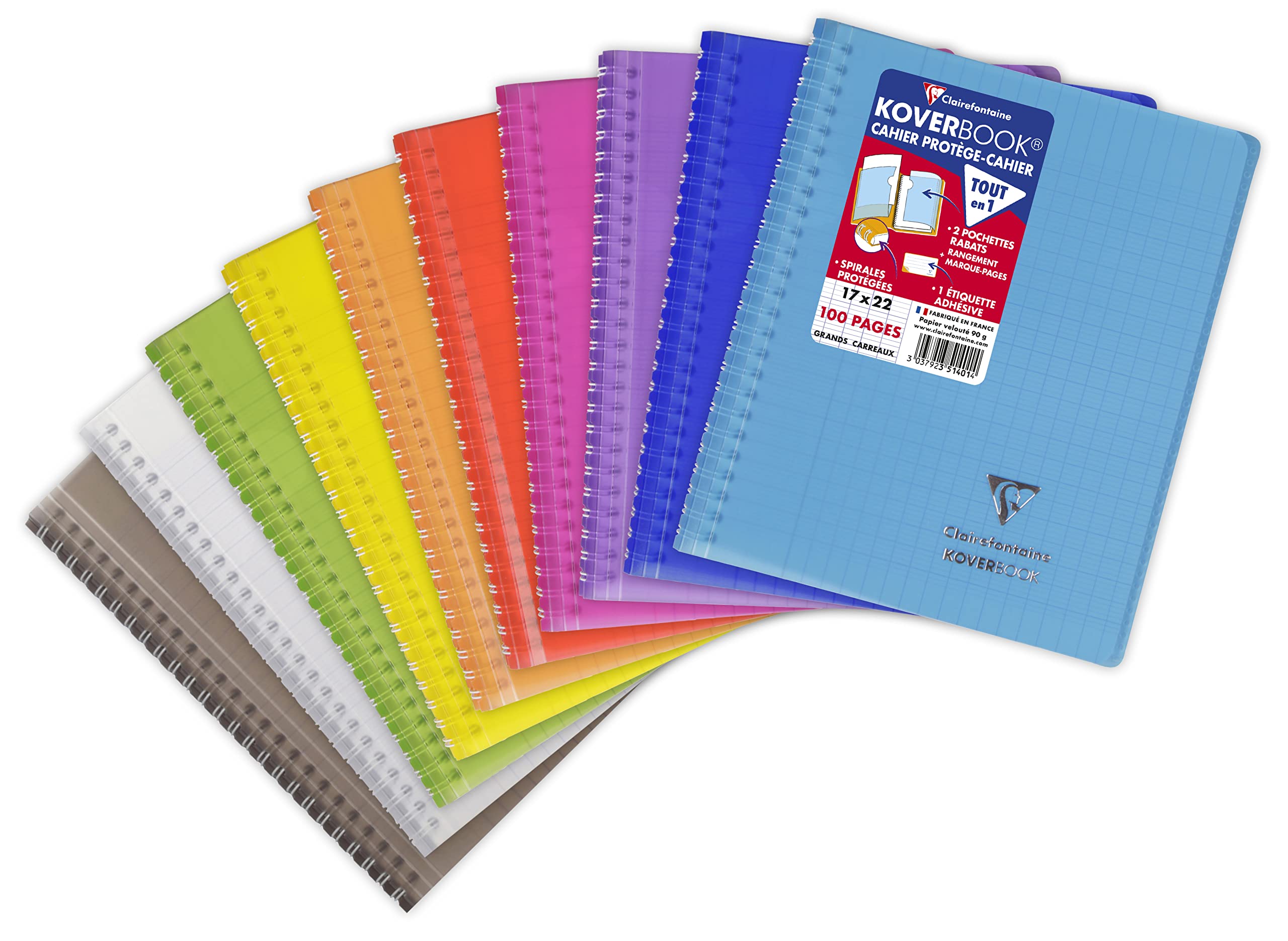 Clairefontaine 349341C, One Yellow Mimesys Thread Stitched Notebook, Dimensions: 24 x 32 cm, 192 Seyes Ruled Pages