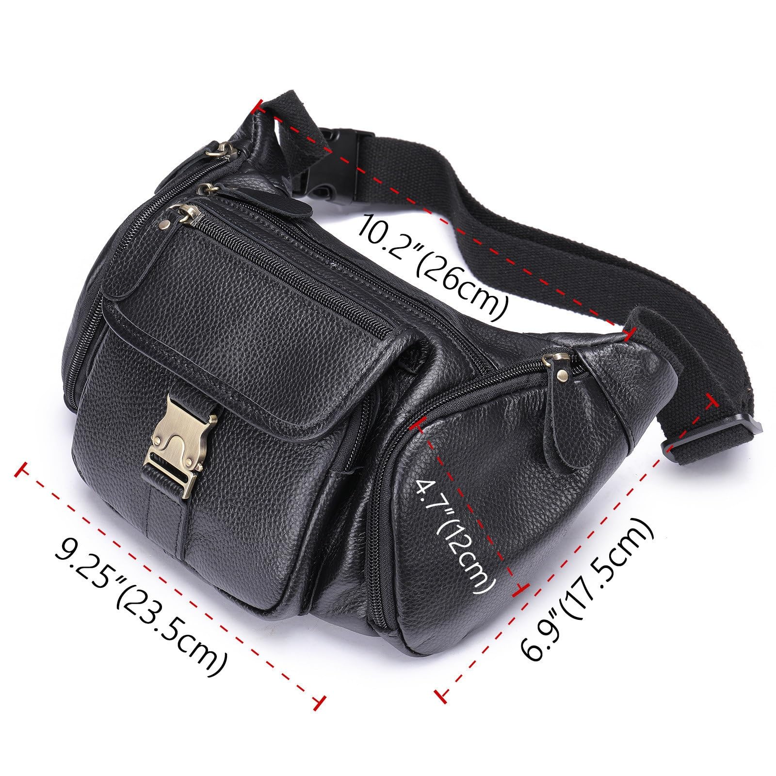 Marsupio in Vita Marsupio da uomo for cassiere, marsupio, borsa for cellulare per Uomini Donne(Schwarz)