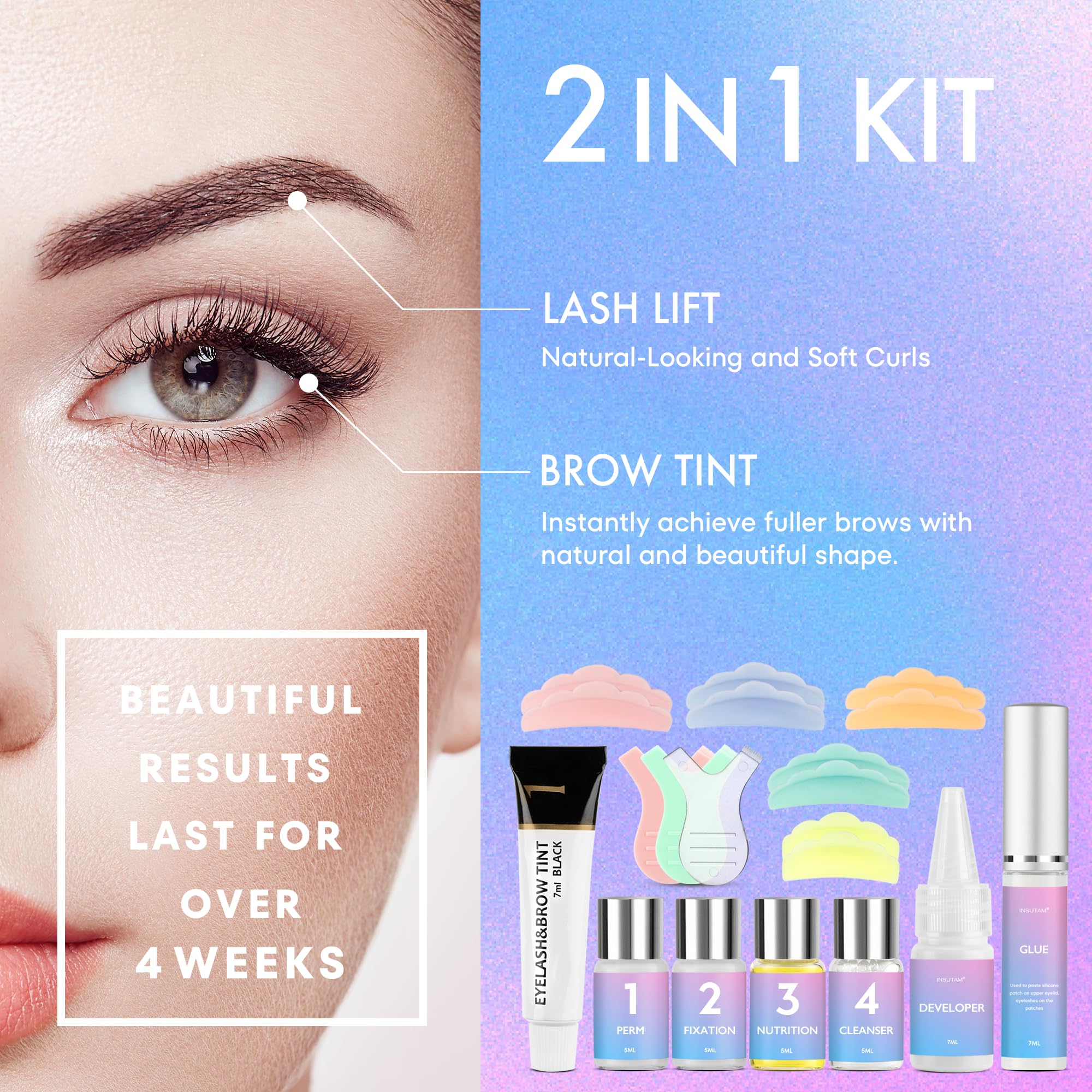Lash Lift Kit At Home Salon: Eyelash Lift Kit For Beginner
