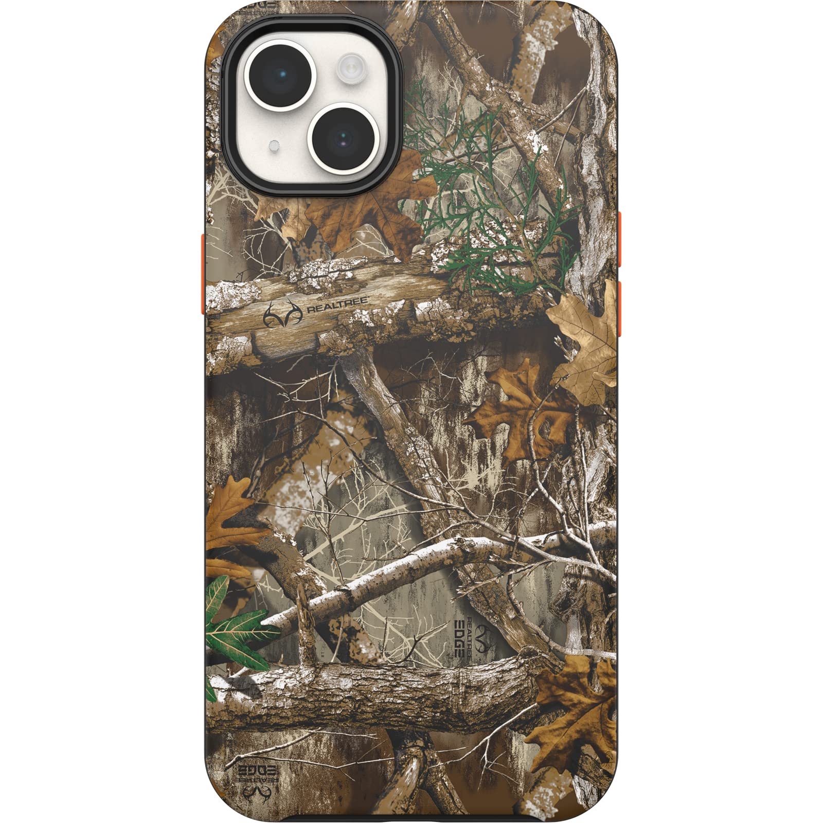 OtterBox iPhone 14 Plus Symmetry Series+ Case - Realtree Blaze Edge (Camo) (GEN 2), Ultra-Sleek, Snaps to MagSafe, Raised Edges Protect Camera & Screen