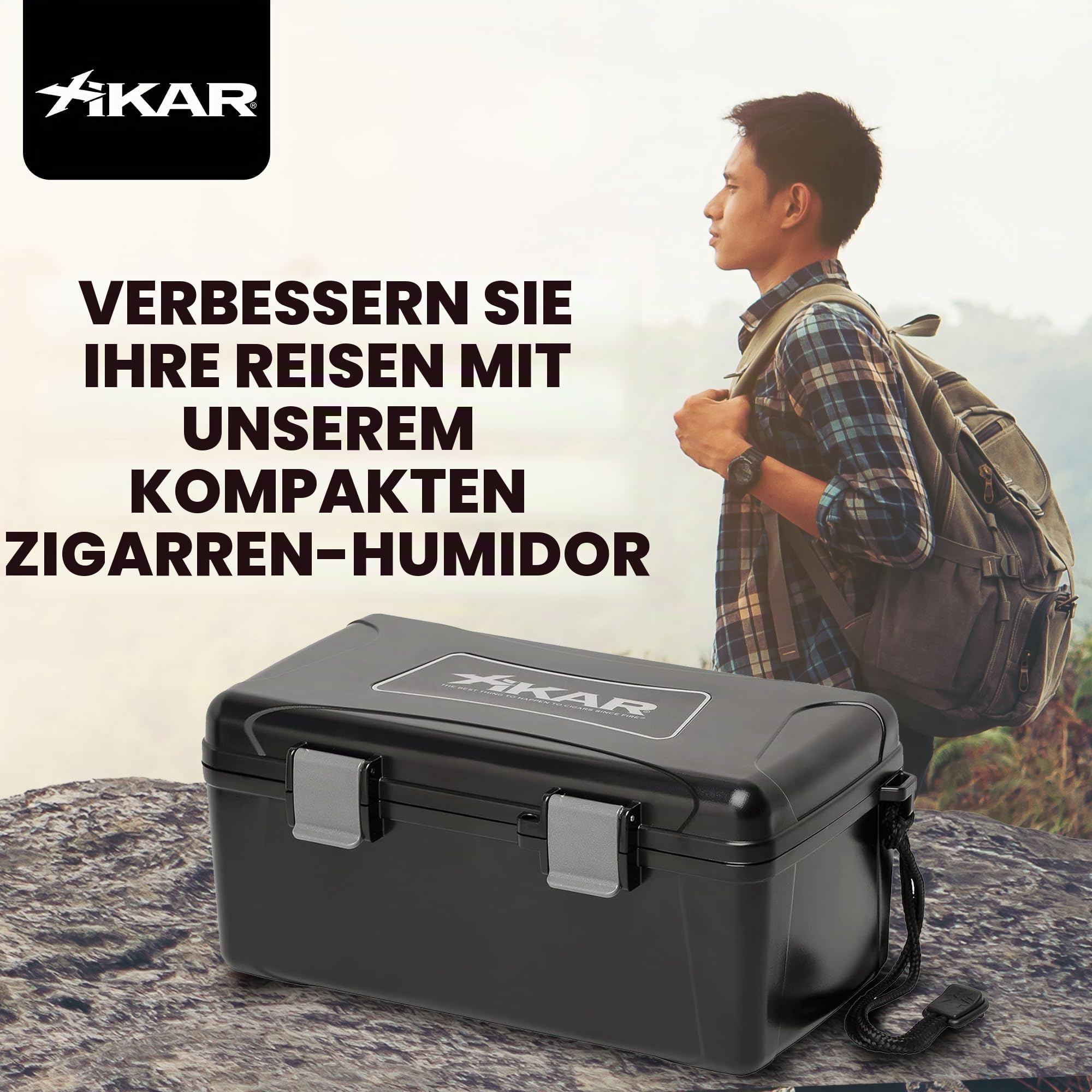 Xikar Reise-Humidor 15 Zigarren 215XI mit Boveda