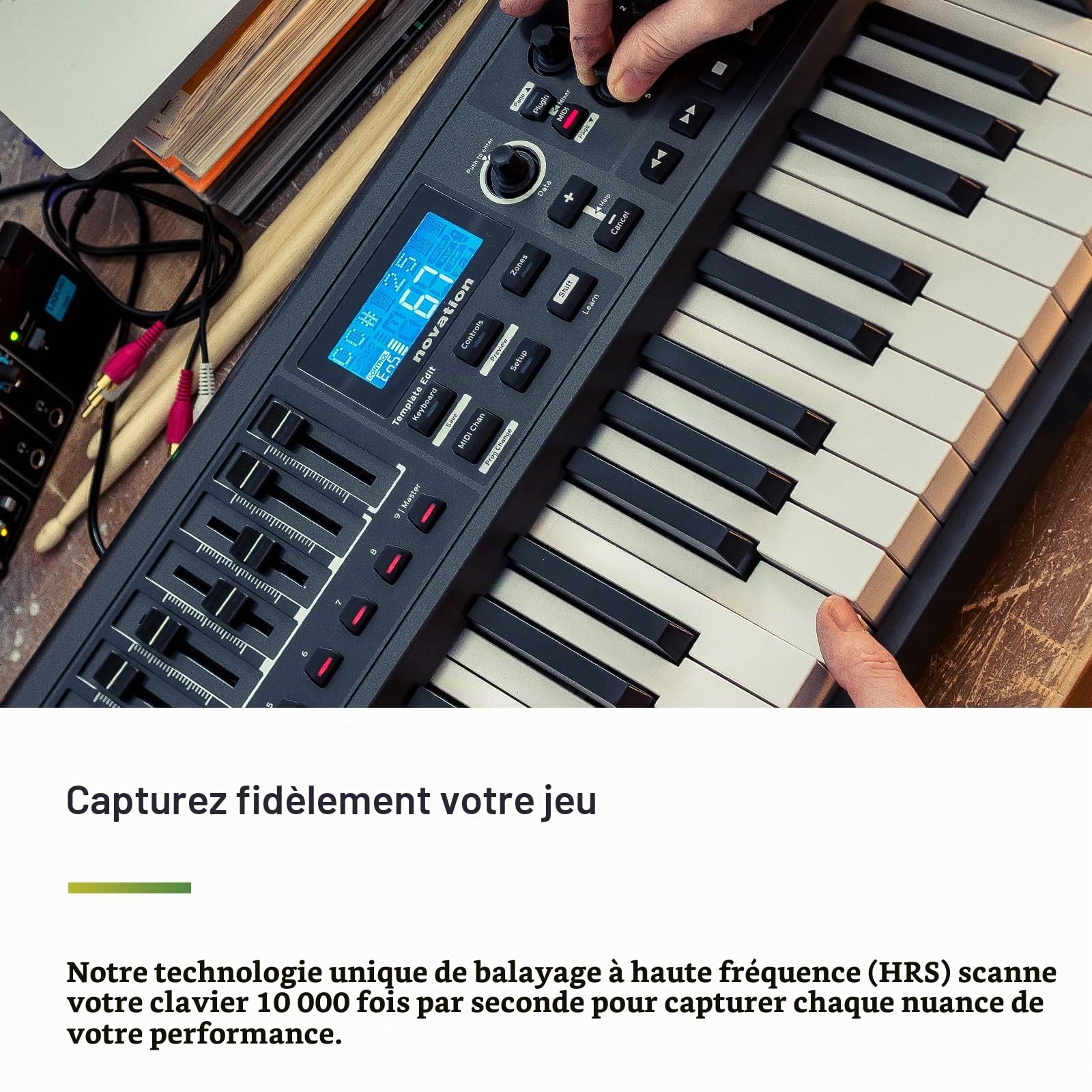 Novation Impulse 61 Clavier de précision Mapping instantané Noir