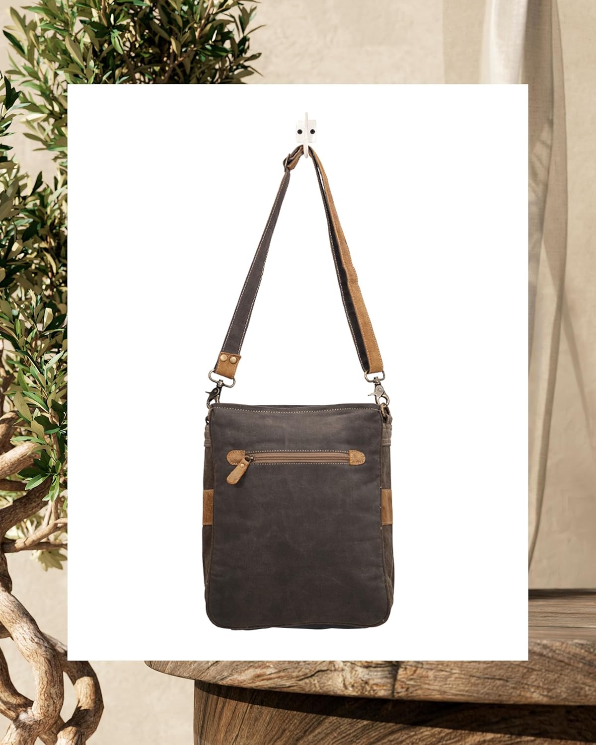 Myra Bag Floral Purse - Canvas Bags for Women, Over The Shoulder Purse - Image 7