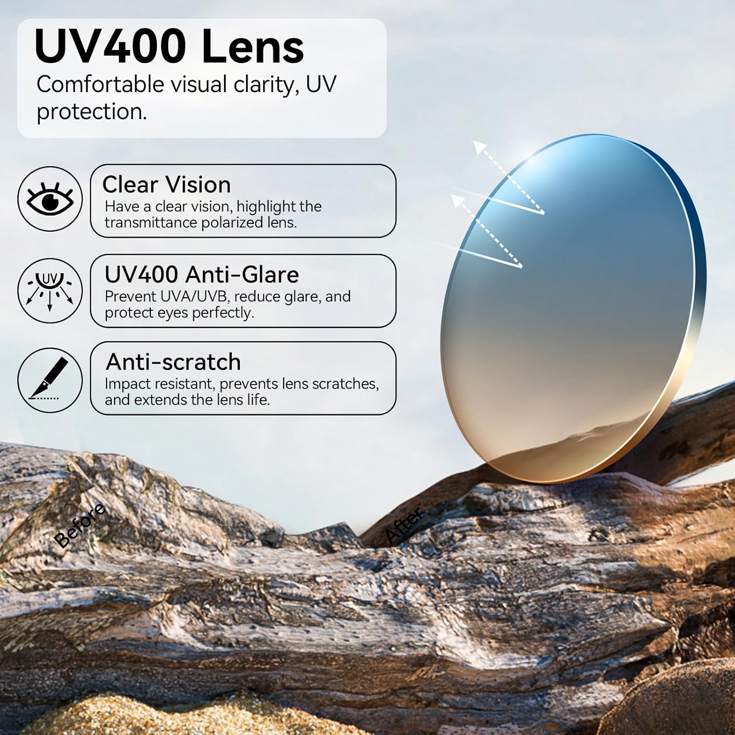 Dollger Overized Square Aviator Sunglasses for Men Women Fashion Imitation Wood Gradient Sunglasses - Image 6